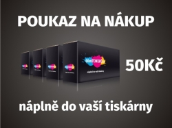 Poukaz na nákup náplně do tiskárny